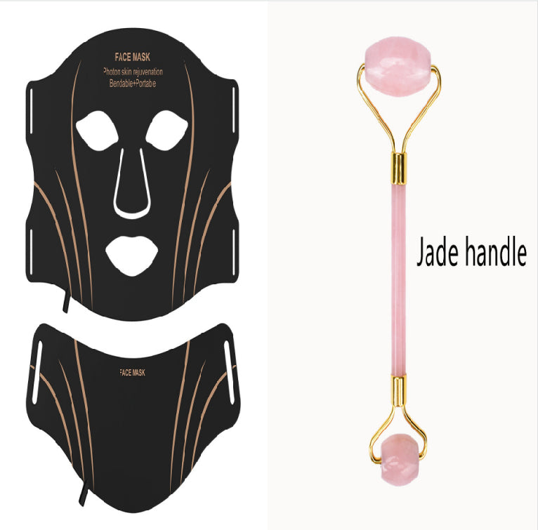 Beauty Instrument Facial Mask IPL Device Household Silicone Red Light LED Beauty Mask